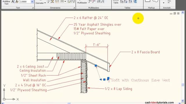 AutoCAD Tutorials - Creating Multileader Styles смотреть онлайн
