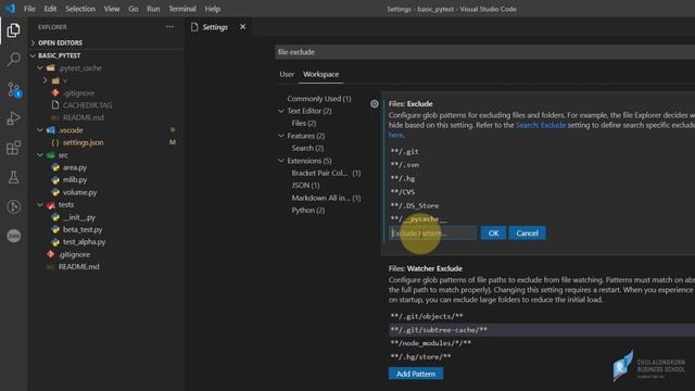 สอน Visual Studio Code: การไม่แสดงบางไฟล์และโฟลเดอร์ใน Explorer (files exclude) смотреть онлайн