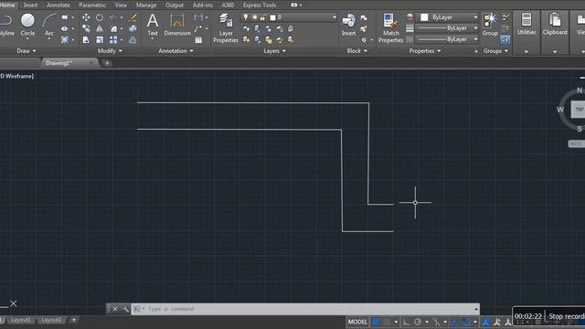 AUTOCAD MARATHI TUTORIALS 03- TYPES OF LINE смотреть онлайн