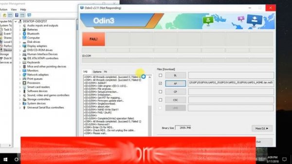 Odin Flash Fail While Flash Any Samsung Devices How To Fix 2018 !!!