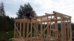 Утепленная бытовка 6х3 своими руками | Каркасный мини дом