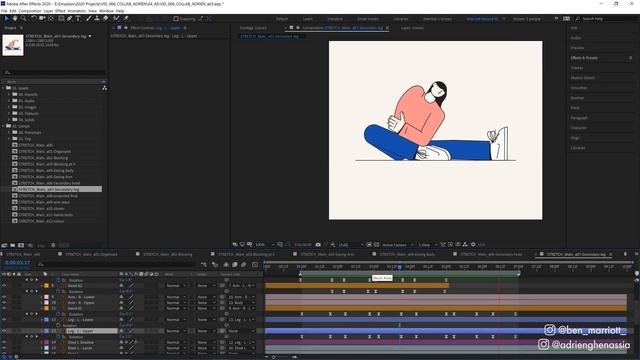 Subtle Character Animation in After Effects | Workflow & Process смотреть онлайн