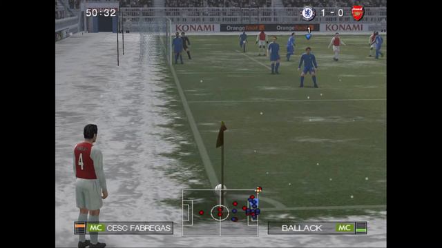 Pro Evolution Soccer 2009 PS2 (PCX2) Chelsea - Arsenal смотреть онлайн