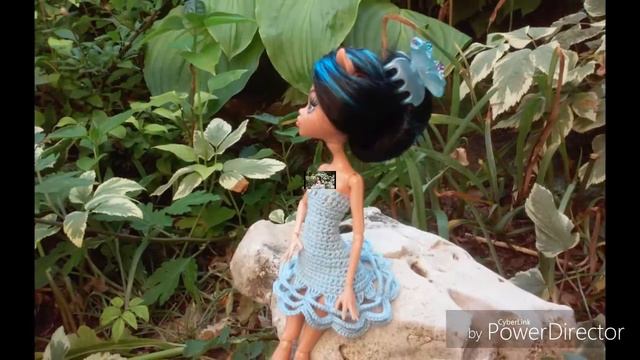 Летнее платье и сумочка для Монстер Хай. Summer dress and handbag for the doll. смотреть онлайн