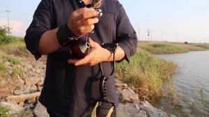 Стреляем мощнее и дальше, Мощные Релизы для рыбалки с рогаткой.