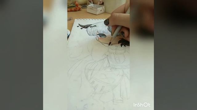 Аниме няшка карандашами смотреть онлайн