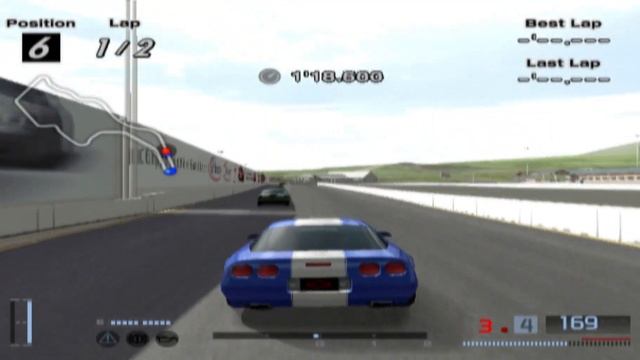 Гран Туризмо 4 (Онлайн Тест Версия) Шевролет Корвет ГРАНД СПОРТ C4 Геймплей смотреть онлайн