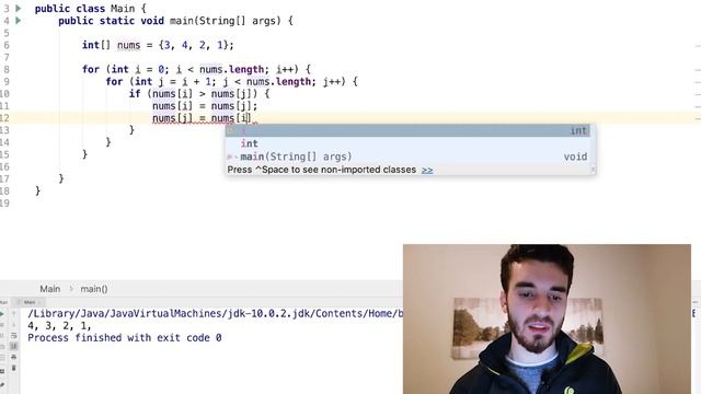 02 Java Sorting an Array (ARABIC) ترتيب مجموعة أرقام في جافا смотреть онлайн