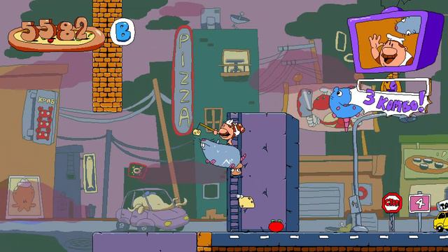 Играю последний раз (удалил игру, или нет?) | Pizza Tower прохождение #4 смотреть онлайн