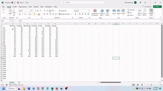 How To Freeze Top Row And First Column In Excel 365 смотреть онлайн