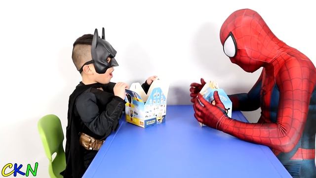 Drive Thru Prank!! Batman Payback Time for Spiderman CKN смотреть онлайн