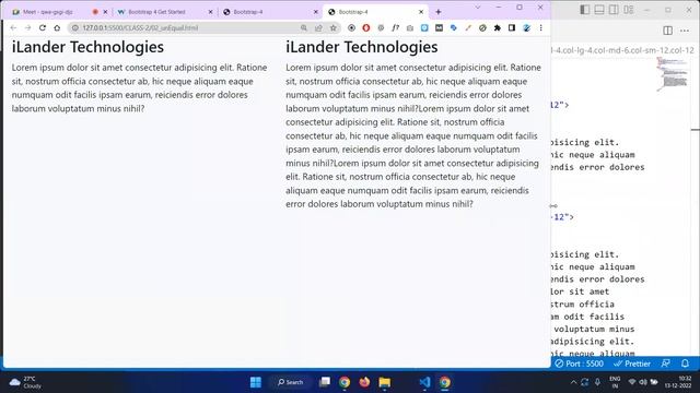 BOOTSTRAP 4||CLASS-2||GRIDSYSTEM||UTILITIES||TASK||BATCH 9.30Am||2022 смотреть онлайн