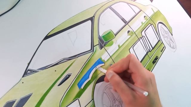 2 FAST 2 FURIOUS # 2 | Mitsubishi LANCER EVO VII Drawing смотреть онлайн