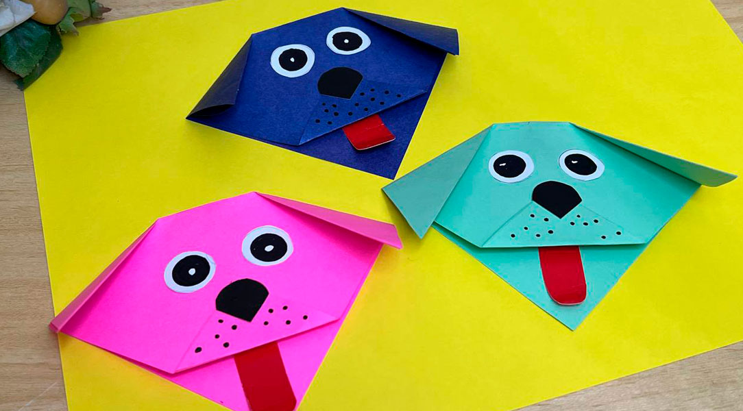 Быстро и легко. Собачки резвятся. Поделка для детей смотреть онлайн