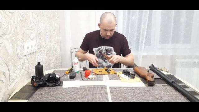Ружьё МР-43Е. Полная разборка, и чистка внутренностей! смотреть онлайн