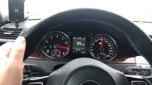 Разгон Passat CC 3.6 (Vr6, 300 лс) #сл.мокро #липучка #+7градусов