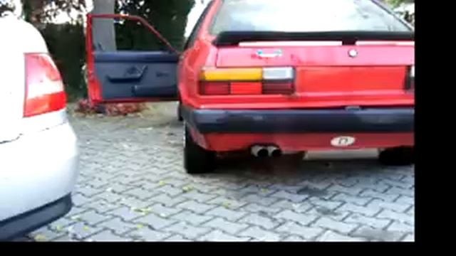 Audi 80 2.0 quattro stock exhaust rev video смотреть онлайн