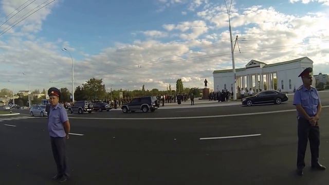 Кортеж Патриарха Кирилла в Бендерах смотреть онлайн