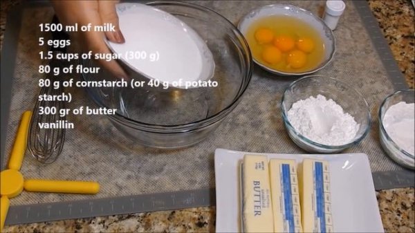 Самый Вкусный НАПОЛЕОН 2 теста. Крем как мороженное. Napoleon cake.