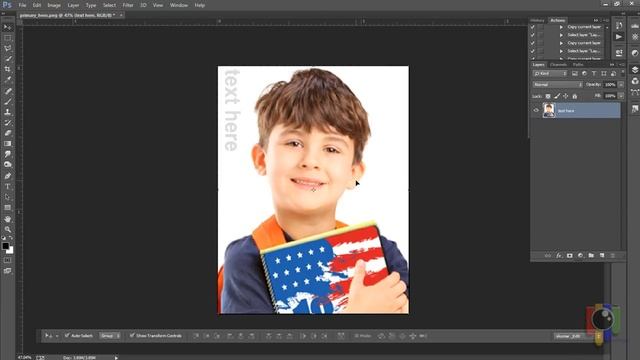 Create action | Passport size Photo edit in Photoshop (One Click) смотреть онлайн