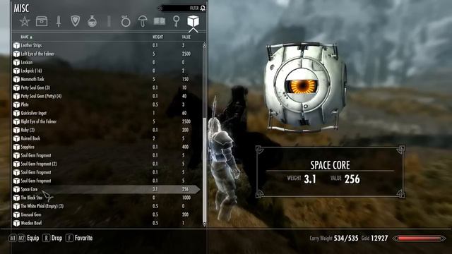 [Dialogue] Skyrim - The Fall of the Space Core - All Core Quotes смотреть онлайн