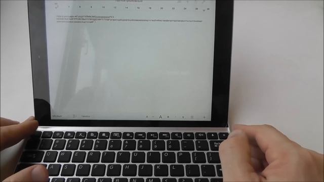 Дешевая Bluetooth-клавиатура для iPad Air - видео обзор смотреть онлайн