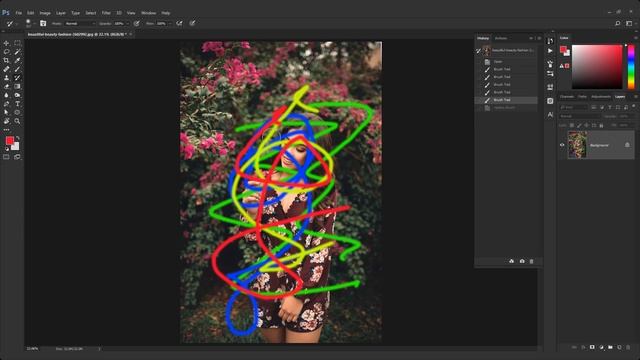 History Brush Tool & History Panel in Photoshop for beginners [HINDI] - CH1 - Part 10 смотреть онлайн