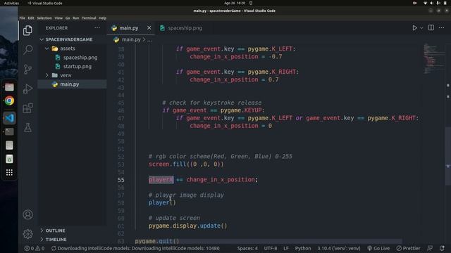 Pygame For Beginners | Player Movement #4 смотреть онлайн