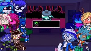 |🎆|ДЕЛЬТАРУН + САНС РЕАГИРУЮТ НА | Что будет , если Флексер окажется в Deltarune |✨| GACHA CLUB |🔮|