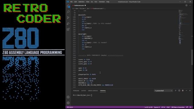 ZX Spectrum Assembly Language Beginners Session 05 - Keyboard/Joystick Input Handling Z80asm смотреть онлайн