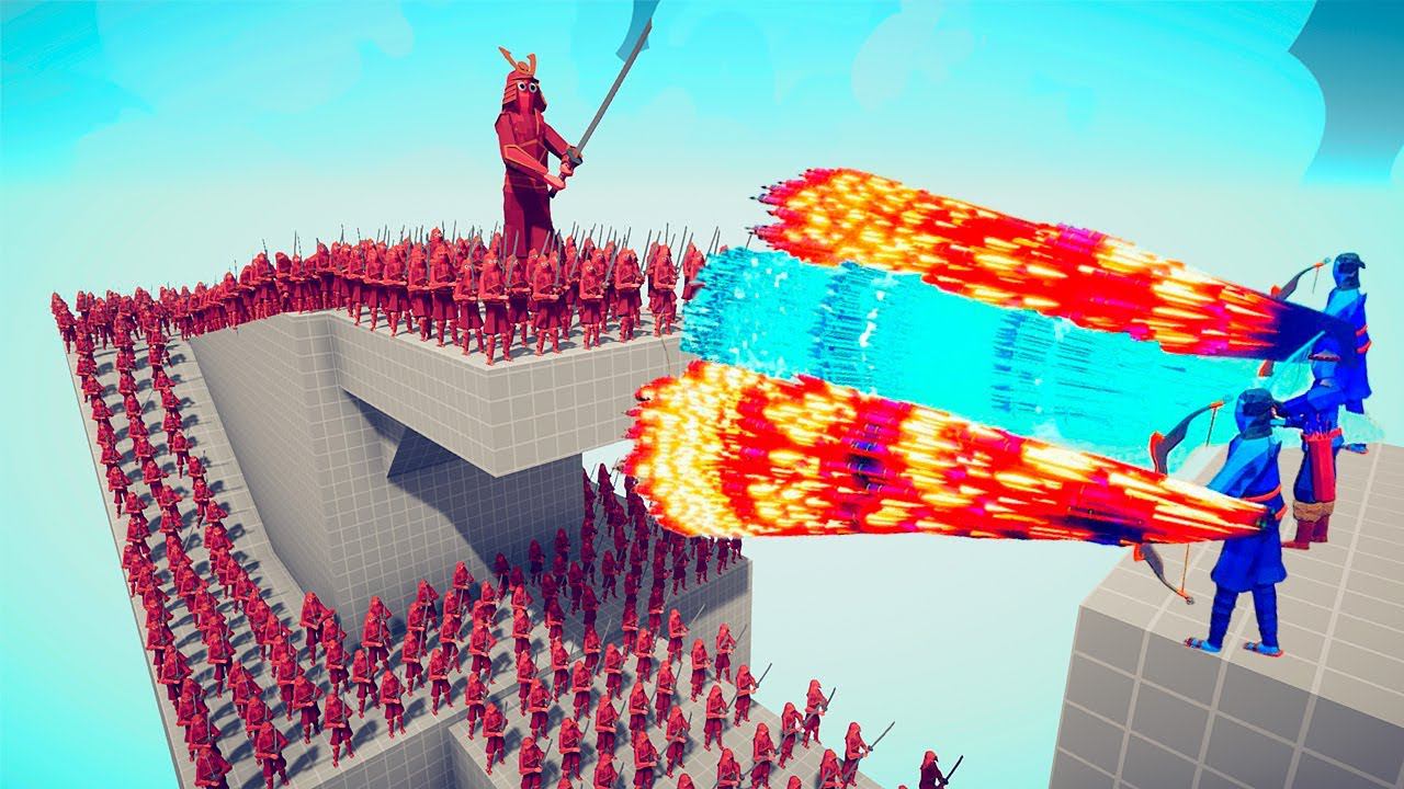 SAMURAI ARMY vs 3x EVERY GOD | TABS - Totally Accurate Battle Simulator смотреть онлайн