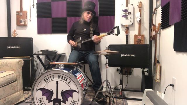 Whipping Post Allman Brothers 3 String Shovel Guitar Kick Drum High Hat One Man Blues Band смотреть онлайн