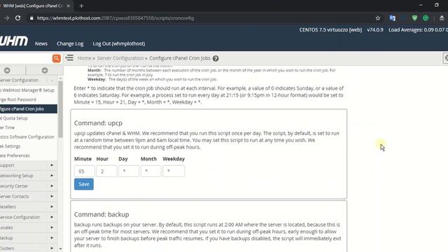 Configure WHM cron jobs смотреть онлайн