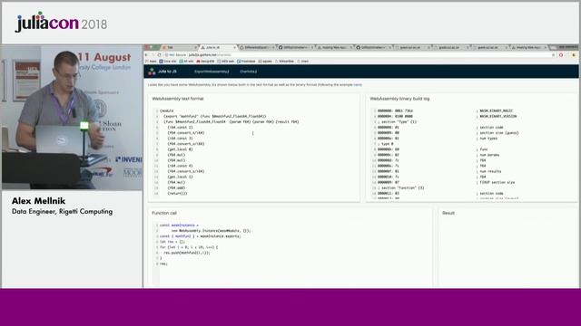 JuliaCon 2018 | Show casing Julia on the Web | Alex Mellnik смотреть онлайн