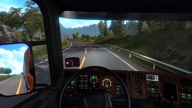ETS2 - Scania 164L 480 V8 - Pure V8 Stock Sound - TrackIR - Logitech G27 - Scandinavian Road Trip смотреть онлайн