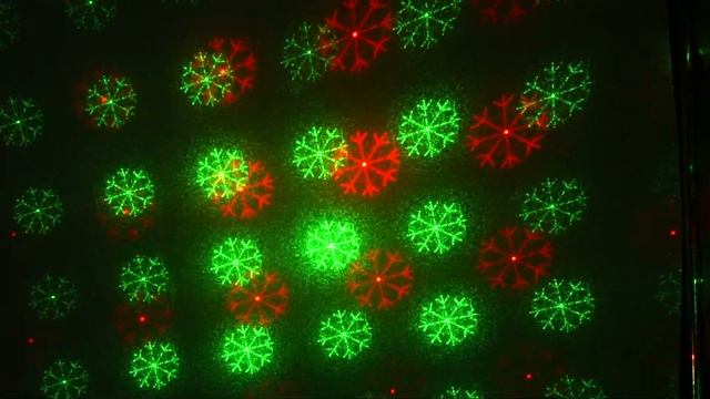 Лазерный проектор №3 точки + дед мороз + снежинки + елки - 011589 смотреть онлайн