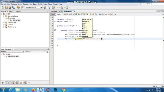 Java the complete Reference Ninth Edition (Chapter 13) Example (3) TinyEdit смотреть онлайн