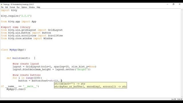 Kivy ScrollView | Kivy Tutorial For Beginner | Kivy 2.0.0 смотреть онлайн