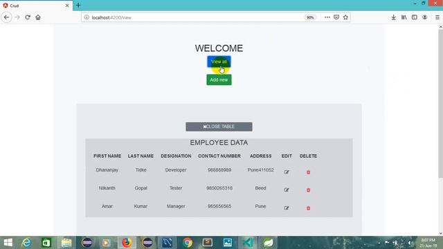 Spring Boot + Angular 8 example | Spring Data JPA + REST + MySQL+SQL Workbench CRUD example смотреть онлайн