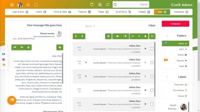 Analytics Dashboard Bootstrap 5 Admin Panel with Light RTL Theme смотреть онлайн