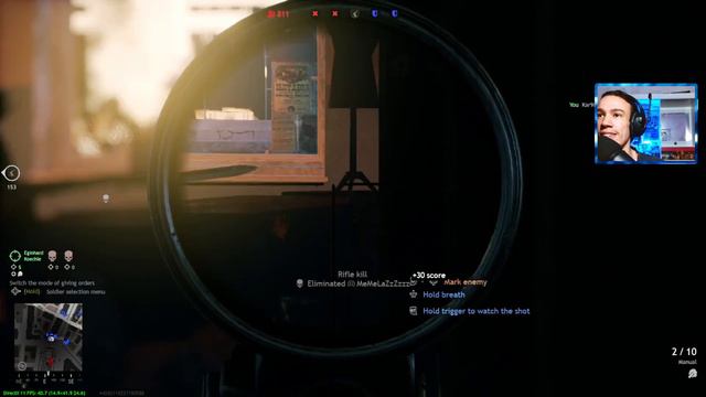 Tentando jogar de MOUSE e TECLADO! Enlisted (PC) смотреть онлайн
