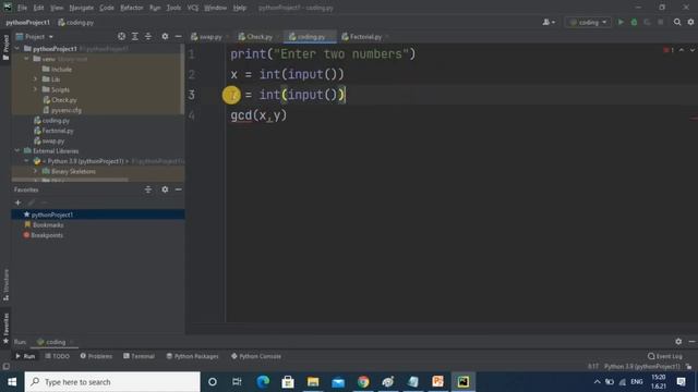 22. How do you find the greatest common factor in Python? смотреть онлайн
