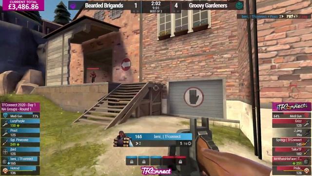 TFConnect 2020 - NA R1 - Bearded Brigands vs. Groovy Gardeners [TF2 Comp] смотреть онлайн