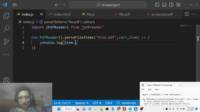 Node.js Tutorial to Parse & Extract Text & Tables From PDF Document Using pdfreader Library in JS смотреть онлайн