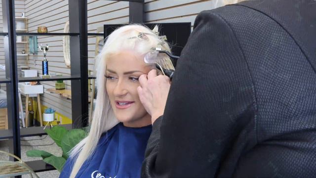 🤍 BLONDE HAIR EXTENSION MAKEOVER 🔥 MOTHER OF DRAGONS смотреть онлайн