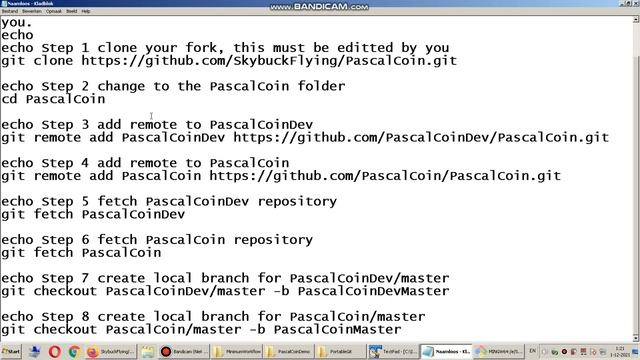 How to create PascalCoin repository to use with GITHUB and GIT. смотреть онлайн