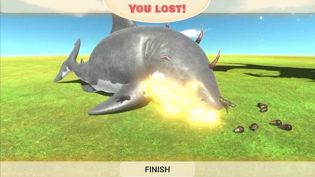 CHOP UPGRADING Undefeated FIRE SHARK vs THOR HYDRA in Animal Revolt Battle Simulator смотреть онлайн
