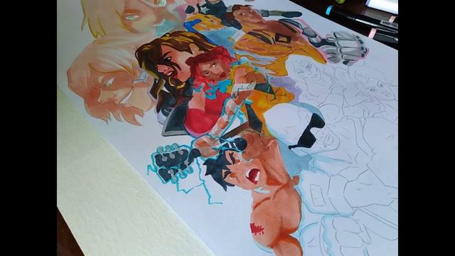 STREETS OF RAGE 4 |САМАЯ БОЛЬШАЯ МАРКЕРНАЯ РАБОТА|