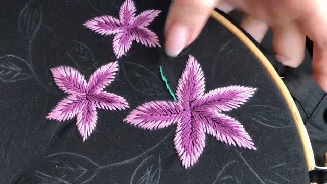 Декор блузы. Вышивка цветов нитками и бисером. Embroidery knits смотреть онлайн