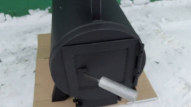 ПЕЧЬ ? ИЗ ГАЗОВЫХ БАЛЛОНОВ в гараж своими руками! смотреть онлайн